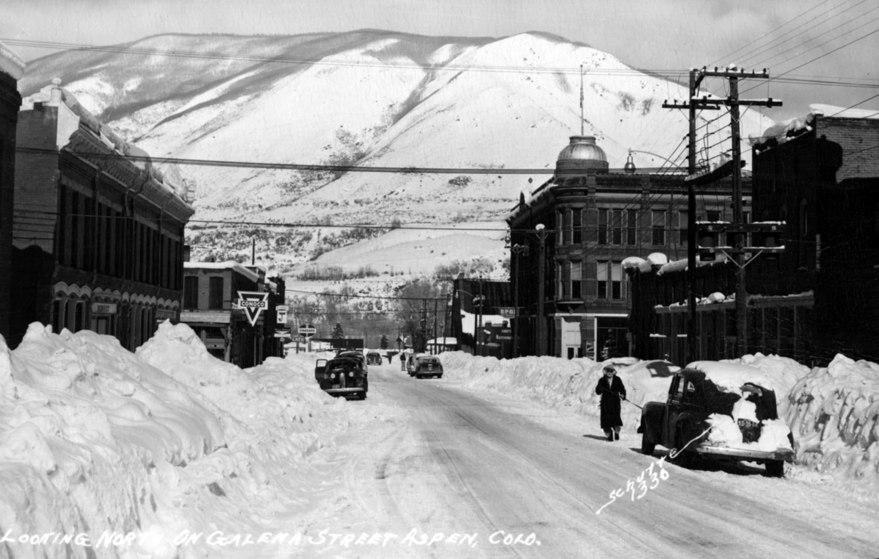 Flashback Friday: Galena Street in downtown Aspen circa 1950